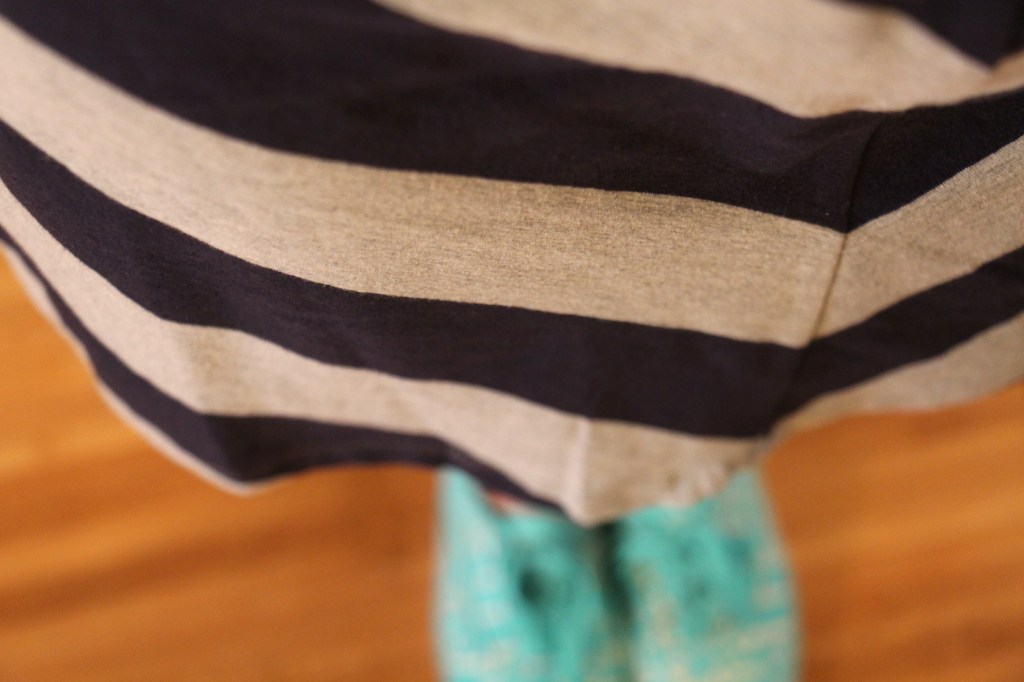 chevron skirt with shoes