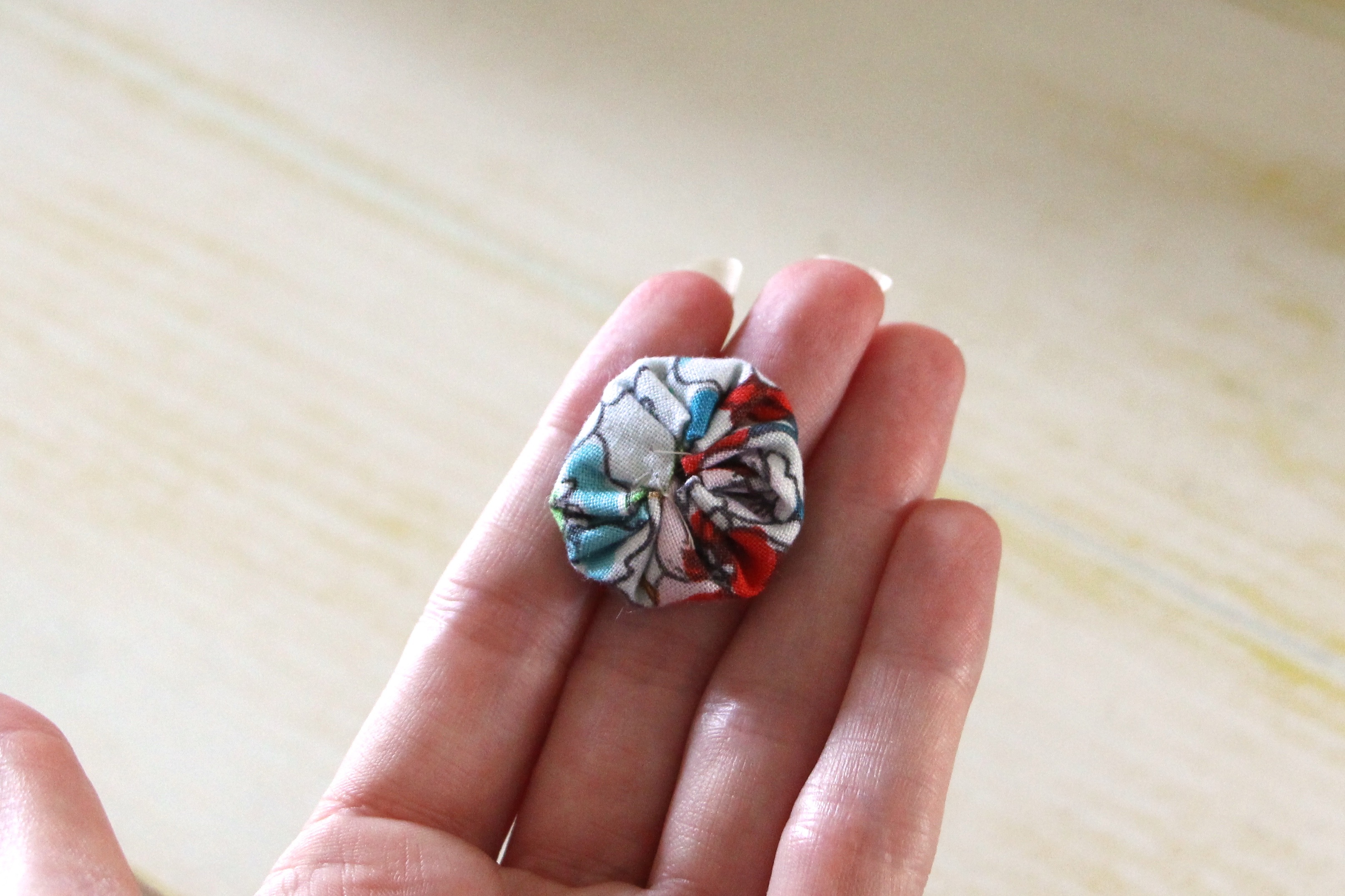 finished  yo yo in hand