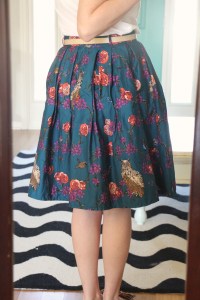 modcloth light and aviary skirt