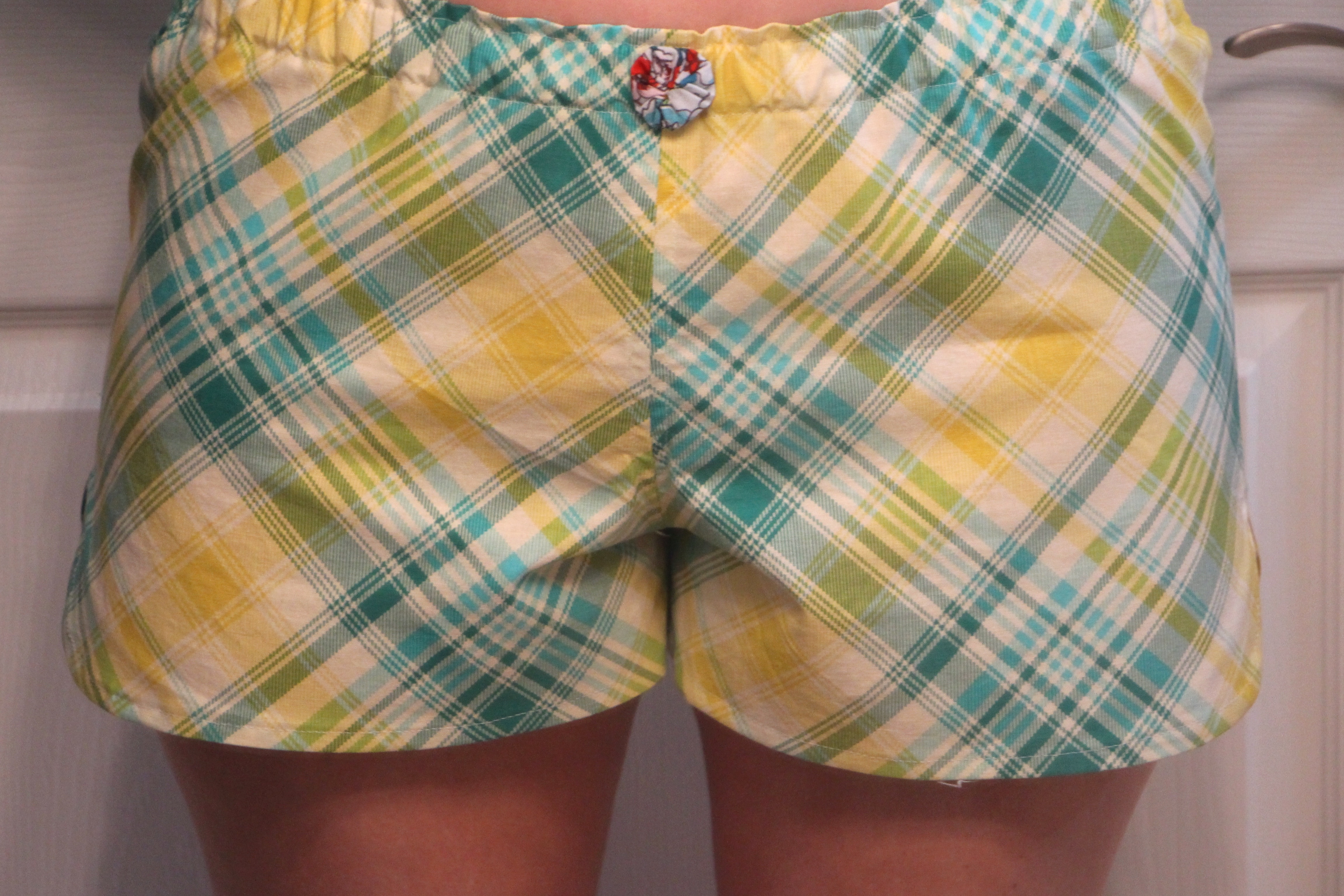 yo yo flower on boxer shorts